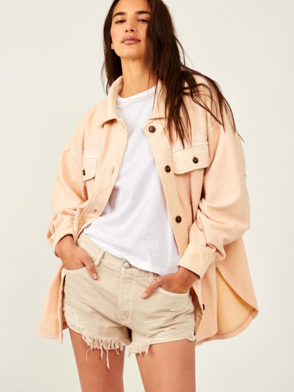NWT Free People Women's Ruby Jacket in Sweetheart Sunrise Size Large